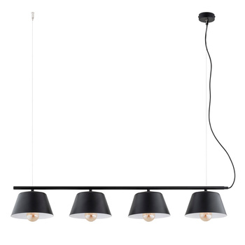 Stylowa lampa wisząca GELATO 4 BLACK/WHITE 1336/4