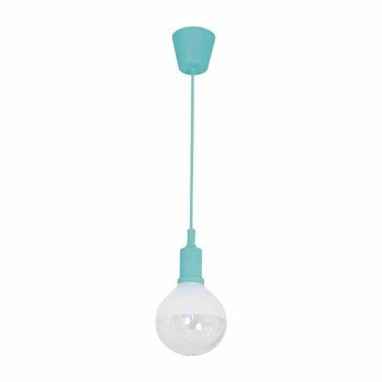 LAMPA WISZĄCA BUBBLE TURQUOISE 5W E14 LED