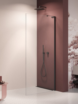Walk-in 100x200 – Czarny, szkło 8 mm (K-1725-WL) | New Trendy