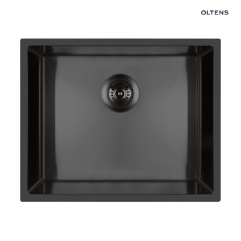 Oltens Stalvask zlewozmywak stalowy 1-komorowy 54x44 cm czarny 71101300