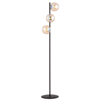 Lampa stojąca podłogowa 3x kule 10W E14 miodowy 879/LP3 ROSSI LP3