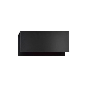 Modernistyczny czarny kinkiet prostokątny 60W E27 672/K1 GENTOR K1