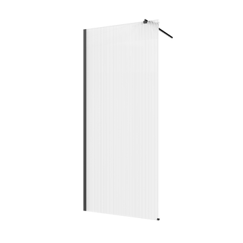 KABINA WALK-IN II INVENA TREND 100X200CM RYFLOWANA 8MM SHINY-GL.CZARNY