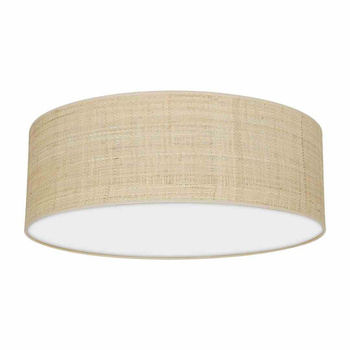 Lampa sufitowa MARSHALL WHITE / RATTAN 3xE27 Ø50cm