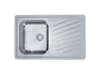 Zlewozmywak stalowy len 81 x 51 cm ALVEUS ELEGANT 30 1126349