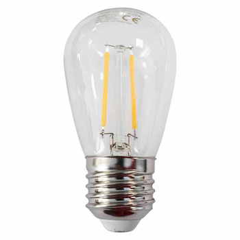 Żarówka Filamentowa LED 1W ST45 E27 2700K Plastik