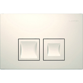 Przycisk uruchamiający GEBERIT Delta25 biały alpin 246 x 164 x 25 mm | 115135115