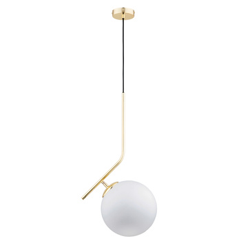 Klasyczna lampa wisząca z kloszem 61230 LIBERTY ZŁOTA