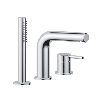 PI bateria wannowa 3 otworowa, chrom