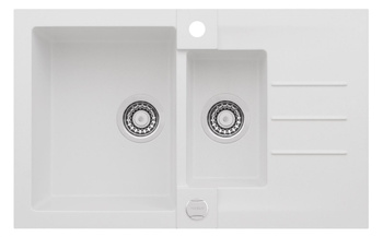 ALVEUS ROCK 70 zlewozmywak granitowy biały  1217011