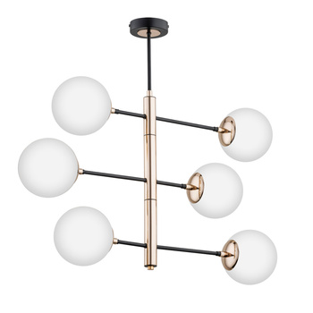 Pozioma lampa sufitowa PESCO 62206 ZŁOTA