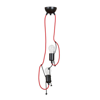 Lampa dziecięca ZWIS czarny 2x60W E27 65cm 537/2 BOBI 2