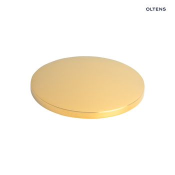 Oltens pokrywa przelewu wanny wolnostojącej złoty połysk 09004800