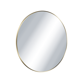 Virro lustro łazienkowe 80 cm okrągłe, złoty szczotkowany
