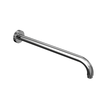 Ramię prysznicowe ścienne 40 cm okrągłe, chrom