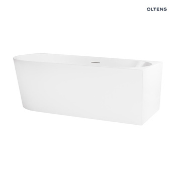 Oltens Delva 170x80 cm wanna wolnostojąca owalna akrylowa w kolorze biały 11001000