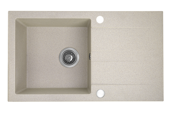 SHIRE zlewozmywak granitowy 1-komorowy z ociekaczem