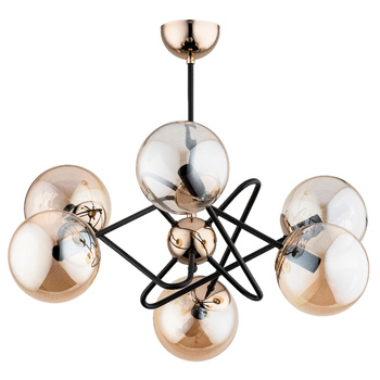 Galaktyczna lampa 6-punktowa VIRGINIA 63103 ZŁOTA