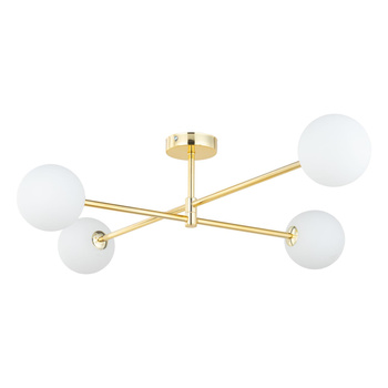 Lampa z białymi kloszami na szerokim zwisie 4x6W SARIUS 4738