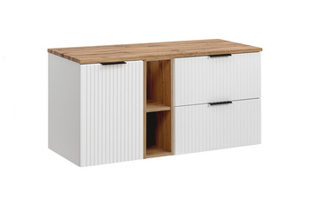 Zestaw meblowy 140cm z blatem Adel White – SET-ADW B WOTAN 140CM LB