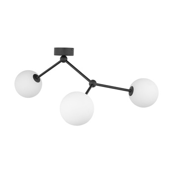 FAIRY BLACK 4854 3xG9 lampa sufitowa czarna/białe kule