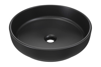 Umywalka nablatowa ceramiczna Czarny Mat 40cm RIVER 1 BLACK MATT UN 40 ( E-6595 ) Comad
