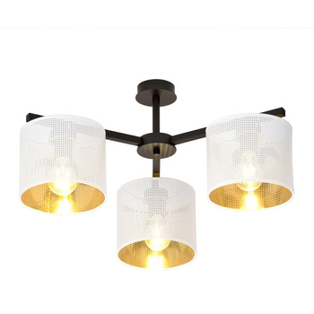 Gustowna biała lampa 3-punktowa JORDAN 1145/3