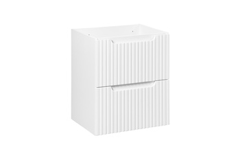 Comad szafka pod umywalkę 50cm 2 szuflady Biały Mat – NOVA WHITE 82-50-2S