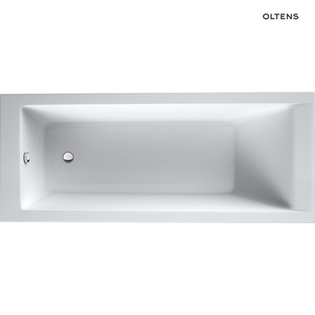 Oltens Langfoss wanna prostokątna 150x70 cm akrylowa biały połysk 10002000
