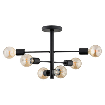 Wielopoziomowa lampa sufitowa 63183 BRISK CZARNA