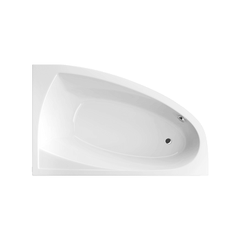 Aquaria Comfort wanna narożna 160x100 cm prawa, biały połysk