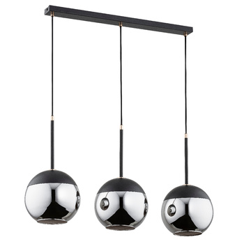 Stylowa lampa 3-punktowa VOLDA 62158 z okrągłymi kloszami