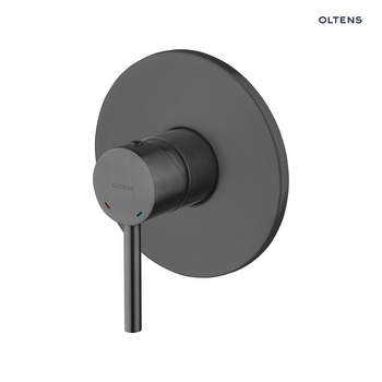 Oltens Molle bateria prysznicowa podtynkowa kompletna grafit 33100400