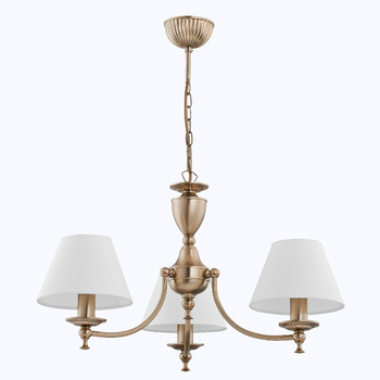 Stylizowana lampa sufitowa 3-punktowa SOFIA 18343 ZŁOTA
