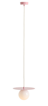 LAMPA WISZĄCA LOOP BABY PINK S