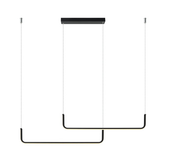 Lampa wisząca Malawi Basic czarna LED CCT