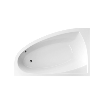 Aquaria Comfort wanna narożna 160x100 cm lewa, biały połysk