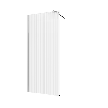 KABINA WALK-IN II 110X200CM RYFLOWANA 8MM SHINY-GLASS CHROM