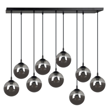 Grafitowa elegancka lampa wisząca 9x40W 712/9 COSMO 9