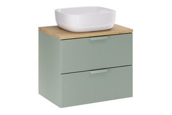 Zestaw meblowy 60cm z blatem i umywalką nablatową Smile set-asg b cremona 60cm un smile