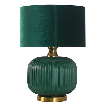 Lampa stołowa Tamiza zielona 1xE27