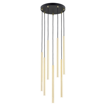 Lampa sufitowa glamour SELTER 7 PREMIUM GOLD 1332/7PREM