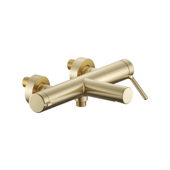 PI bateria wannowo-prysznicowa, złoty szczotkowany