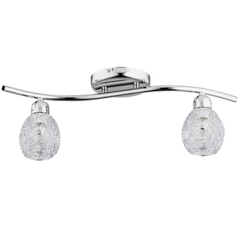 Lampa sufitowa chrom Koszyczki 2xE14