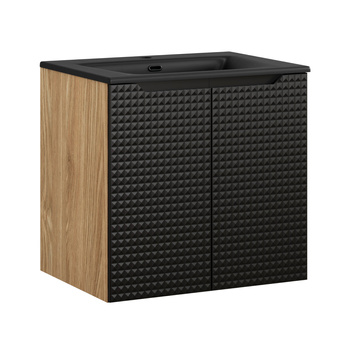 Zestaw meblowy 60cm z umywalką meblową SKY Luxor Black – set-lxbl 60cm d sky bl