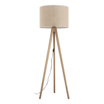 Lampa podłogowa 145cm trójnóg abazur 50cm Grand Sosna 16020 TK Lighting