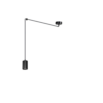 prosta lampa wisząca regulowana 30W czarny 524/1 TRAKER 1