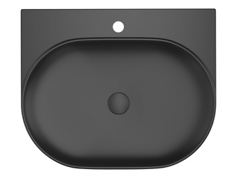 Ravak Umywalka ceramiczna Ravak YARD 60 cm czarny mat XJX0D260002