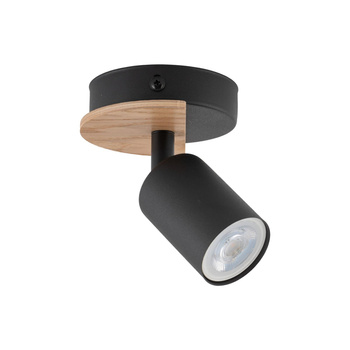 Pojedyncza lampa metal/drewno COVER WOOD 1xGU10 4673