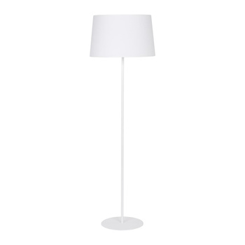 Lampa stojąca z abażurem klasyczna E27 biały MAJA 2919 TK Lighting